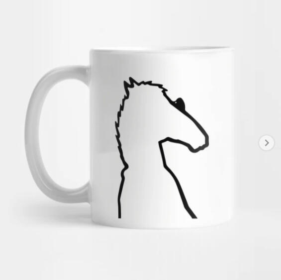 bojack horseman sunglasses mug